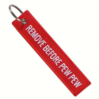 Keychain "REMOVE BEFORE FLIGHT"