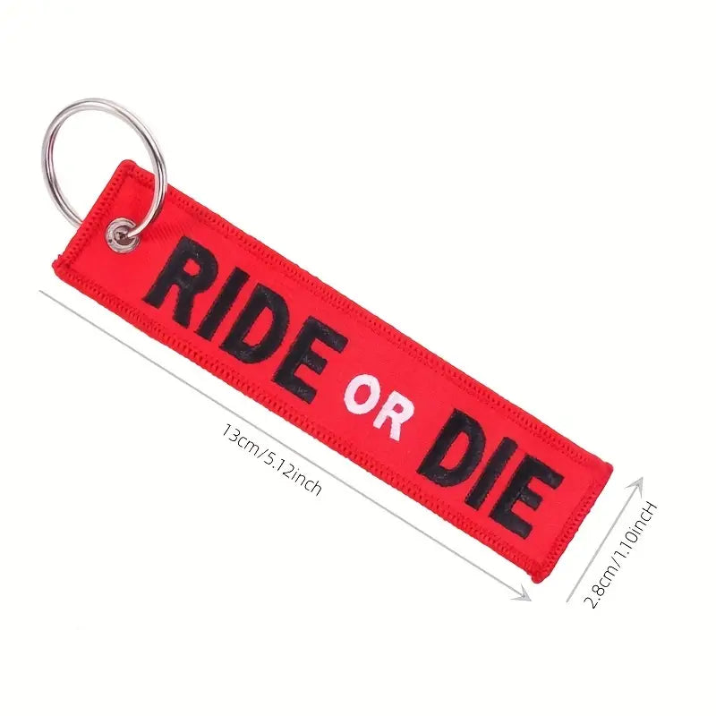 Keychain " RIDE OR DIE "