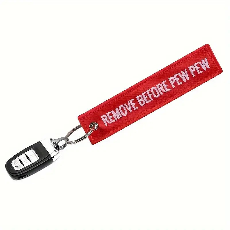 Keychain "REMOVE BEFORE FLIGHT"