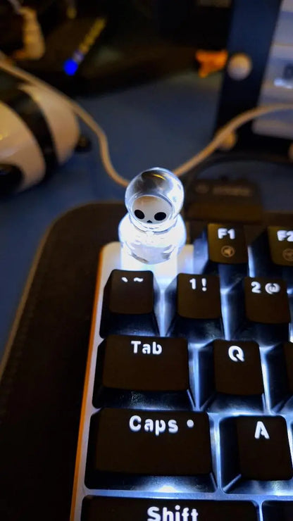 White ghost face Keycap