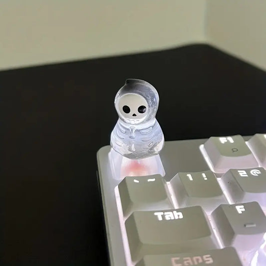 White ghost face Keycap