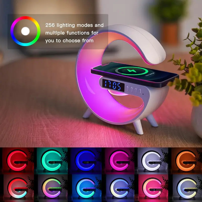 Alarm clock with wireless charger