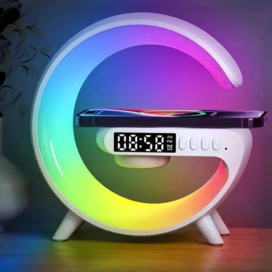 Alarm clock with wireless charger